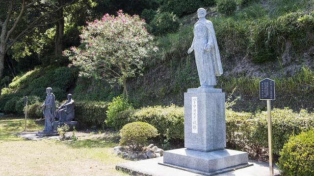 大分県国東市のペトロ・カスイ岐部記念公園