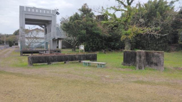 宮崎県串間市の崎田地区の旧海軍遺構