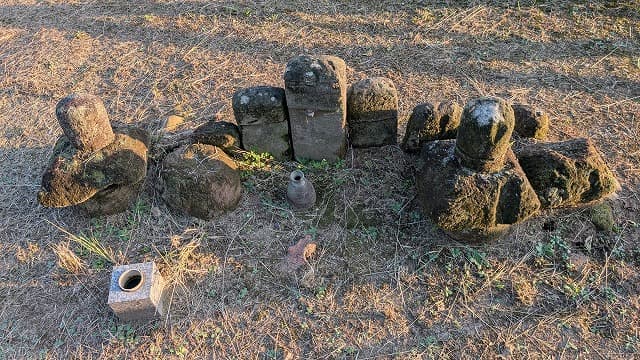 宮崎県児湯郡の福智王の姫君の墓