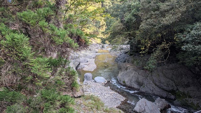 宮崎県東臼杵郡の鬼神野・栂尾溶岩渓谷