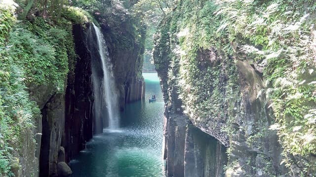 宮崎県西臼杵郡の五箇瀬川峡谷(高千穂峡谷)