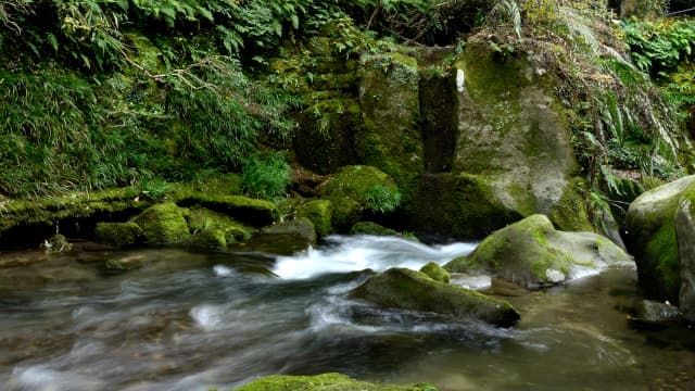 鹿児島県の旧集成館（関吉の疎水溝）