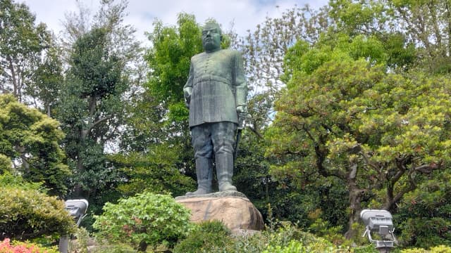 鹿児島県鹿児島市の西郷隆盛像