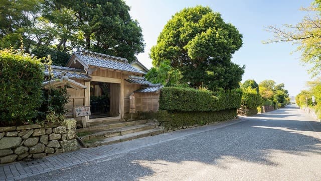 出水市の出水麓武家屋敷庭園