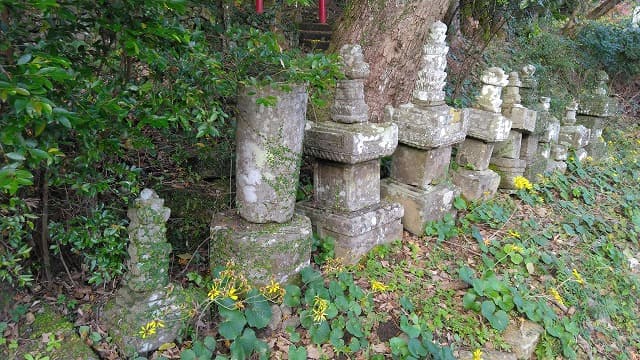 薩摩川内市の髙城氏石塔群