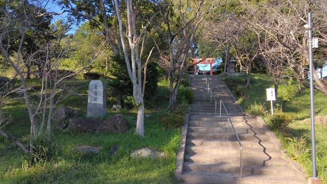 霧島市の富隈城跡