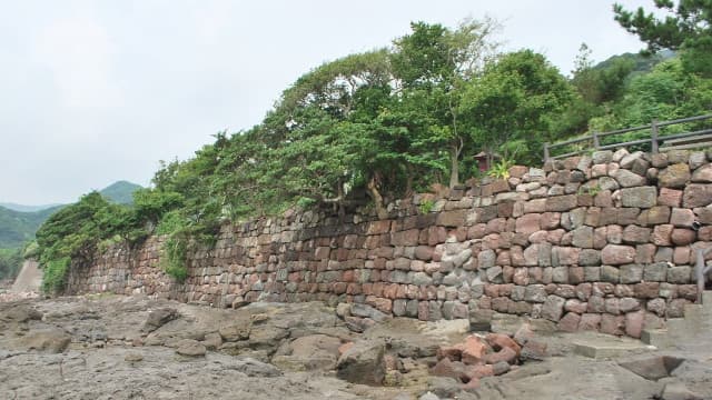 鹿児島県南さつま市の久志砲台跡