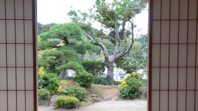 鹿児島県志布志市の志布志麓庭園（福山氏庭園）