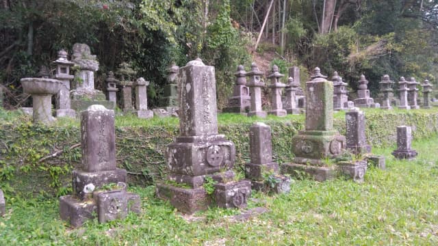 鹿児島県の知覧島津氏墓地