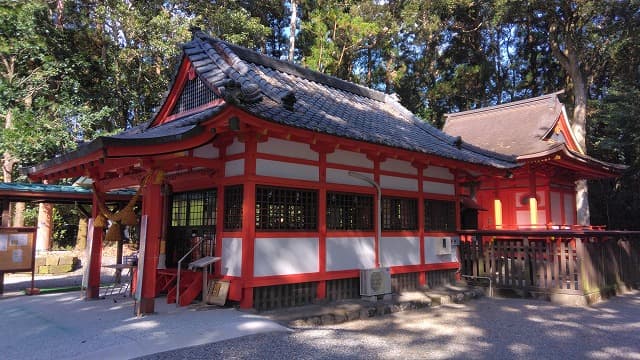 伊佐市の郡山八幡神社