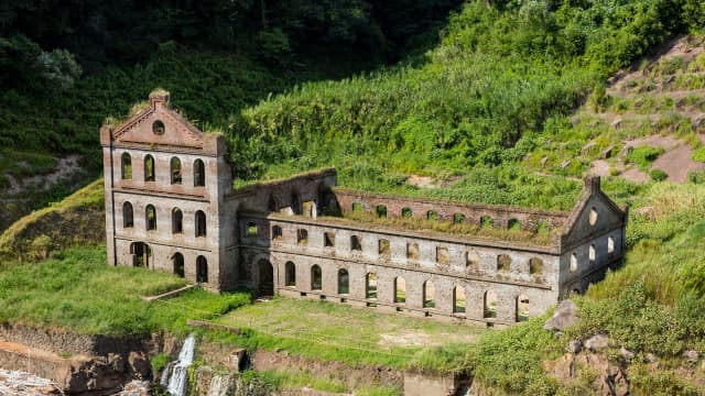 鹿児島県伊佐市の曽木発電所遺構