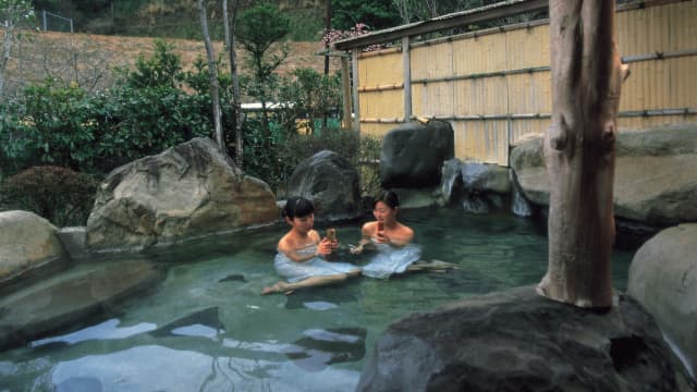 鹿児島県薩摩郡の紫尾温泉