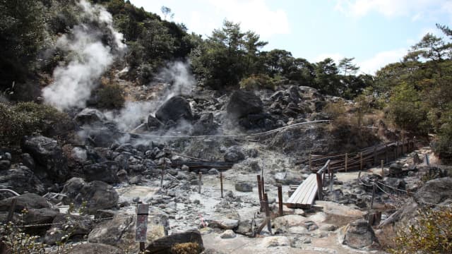 鹿児島県姶良郡の八幡大地獄