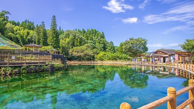 姶良郡の丸池湧水