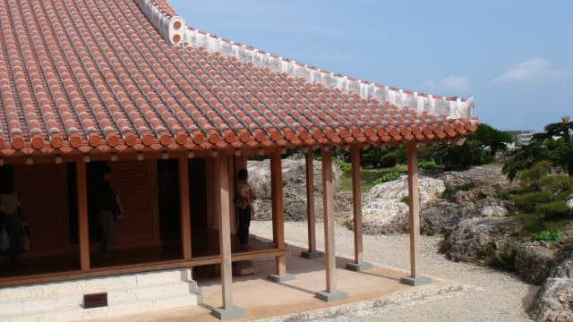 沖縄県の首里城書院・鎖之間庭園